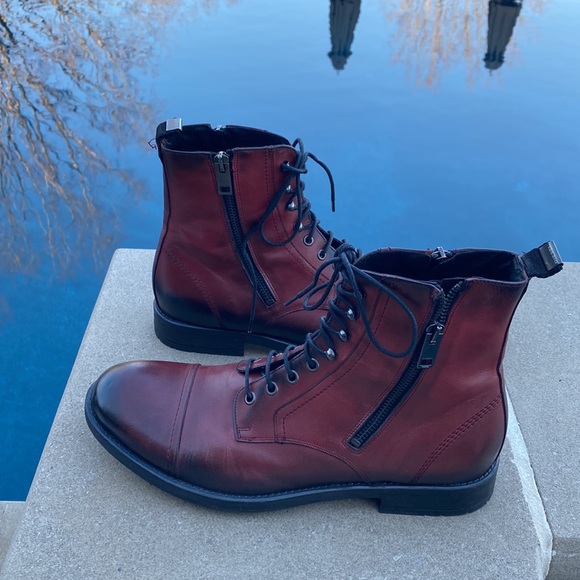 Diesel Shoes Diesel Lace Up Boots With Zippers Poshmark